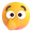 face with open eyes and hand over mouth